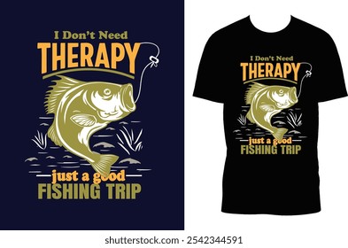 Fishing T-Shirt Design Vektor T-Shirt-Design, benutzerdefinierte lustige Vektortypografie Fishing T-Shirt-Design.  Grafik-Designs, Fisch-Mann , Modernes Fischerei-T-Shirt-Design für Angelfreund.