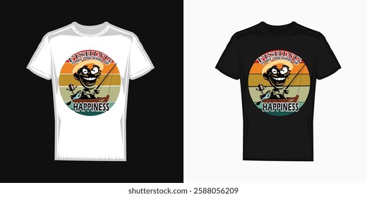 Fishing t-shirt design, fishing vector typography t-shirt design.