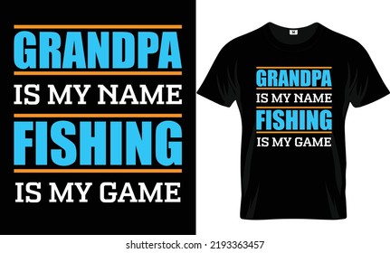 Fishing T-shirt Design For Your POD Business.