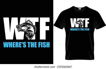 Fishing T-shirt Design For Your POD Business.