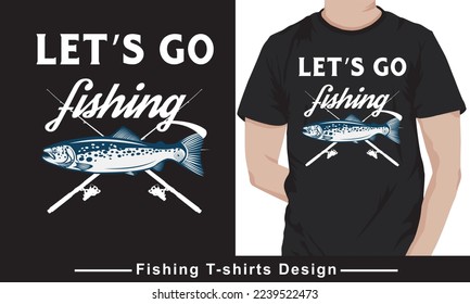 Fishing T-Shirt Gift Men's Funny Fishing t shirts design.