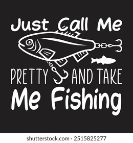 Fishing T-shirt Vector Design Illustration