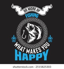 Fishing T-shirt Vector Design Illustration