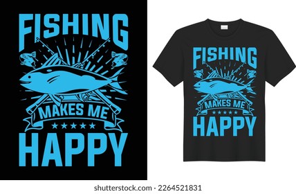 Fishing t-shirt vector. Vector, design, T-shirt, Template, print, fishing hook, typography, Stylish, black and white. Eps, fish, t-shirt design, underwater, mascots, animals,  nautic diving, yachting