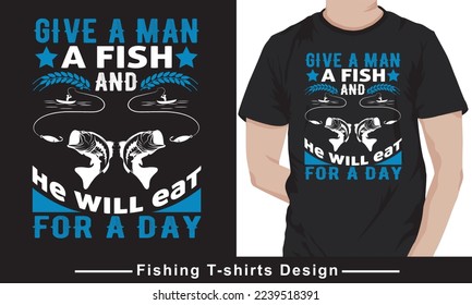 FISHING T-SHIRT, FISHING VECTOR AND ILLUSTRATION