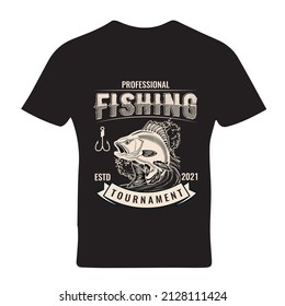 Fishing t-shirts design. Vector Art eps graphic  t-shirt Design