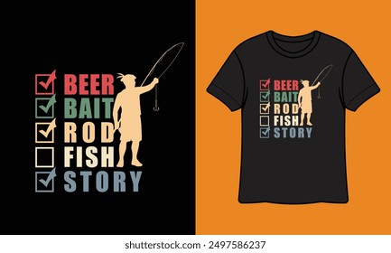 Fishing T-shirt,T-shirt Design,Vintage fishing emblems, boat, Fishing labels, badges,vector illustration, Poster,Trendy T-shirt, Custom T-shirt