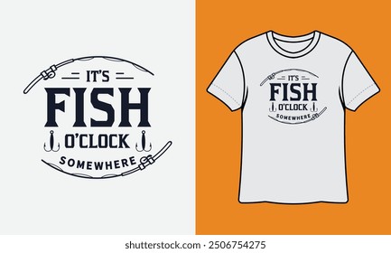 Fishing T-shirt,T-shirt Design,Vintage fishing emblems, boat, Fishing labels, badges,vector illustration, Poster,Trendy T-shirt, Custom T-shirt