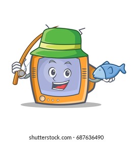 Fishing TV character cartoon object