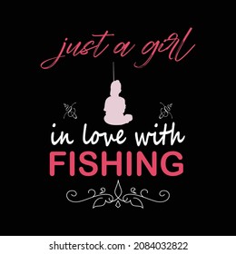 Fishing typographic vector t-shirt design
