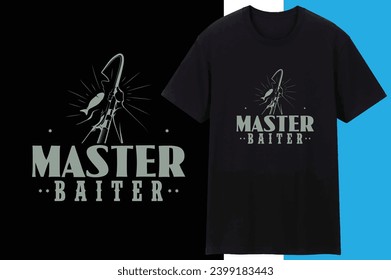 Fishing Typography Creative T shirt Design For POD