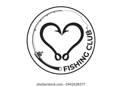 Fishing Typography Design, Fishing Logo Design, Hook Typography Design, Fishing Typography Art, Typography Design for Anglers, Fishing Theme Edition