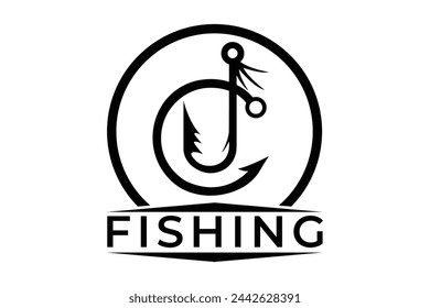 Fishing Typography Design, Fishing Logo Design, Hook Typography Design, Fishing Typography Art, Typography Design for Anglers, Fishing Theme Edition