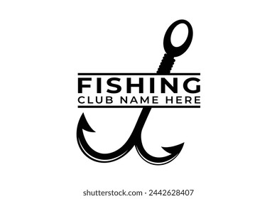 Fishing Typography Design, Fishing Logo Design, Hook Typography Design, Fishing Typography Art, Typography Design for Anglers, Fishing Theme Edition