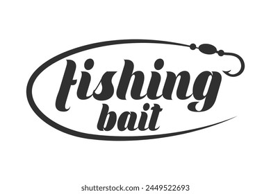 Fishing Typography Design, Fishing Logo Design, Hook Typography Design, Fishing Typography Art, Typography Design for Anglers, Fishing Theme Edition