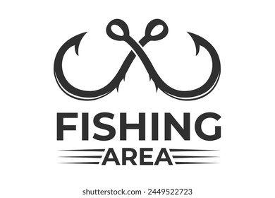 Fishing Typography Design, Fishing Logo Design, Hook Typography Design, Fishing Typography Art, Typography Design for Anglers, Fishing Theme Edition