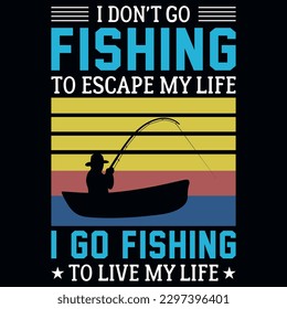 Fishing typography or graphics tshirt design 
