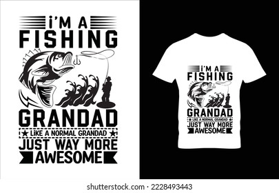 FISHING TYPOGRAPHY  HOLIDAY T-SHIRT DESIGN