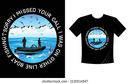 Fishing typography retro vintage cool tshirt illistration