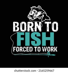 Fishing typography t shirt design