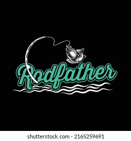 Fishing typography t shirt design