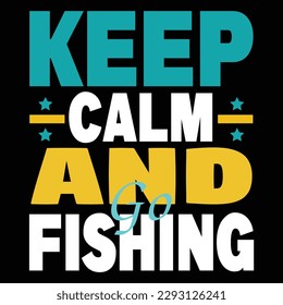 Fishing Typography T shirt Design