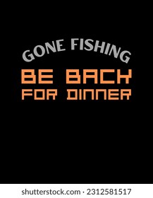 Fishing Typography T shirt Design