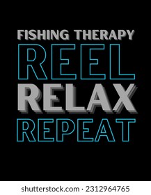 Fishing Typography T shirt Design
