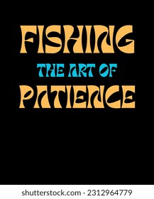 Fishing Typography T shirt Design