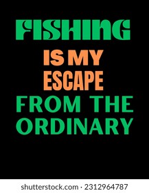 Fishing Typography T shirt Design