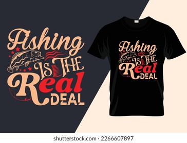 Fishing Typography T-shirt Design |Minimalist T-shirt Design