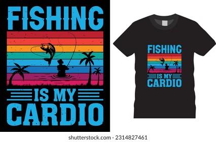 Fishing Typography t-Shirt design Perfect for print vector template. Fishing T Shirt design  summer fishy fishery custom vectors. Fishing T-shirt Design ready for prints banner Poster cards vector.