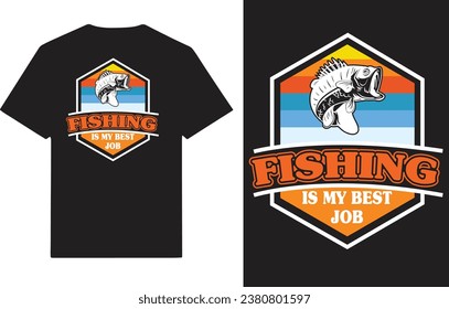 Fishing  typography t-shirt design is a unique design. You can use the design personal and commercial. 