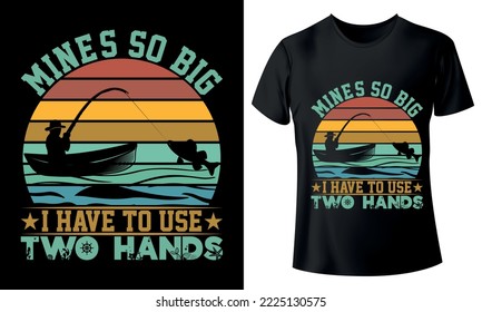 Fishing typography t-shirt, Fishing shirt template, Fishing vector t shirt design