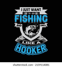 Fishing unique T-shirt design graphic