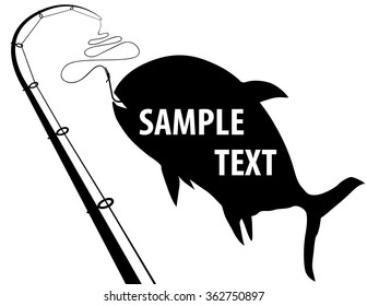 Fishing. Useful vector illustration.