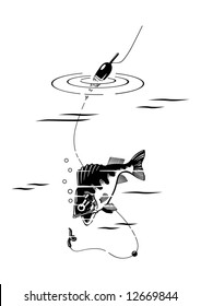 fishing vector