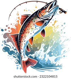 Fishing vector design, Fishing t-shirt design vector design 