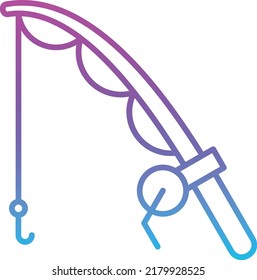 Fishing vector icon. Can be used for printing, mobile and web applications.
