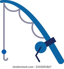 Fishing vector icon. Can be used for printing, mobile and web applications.