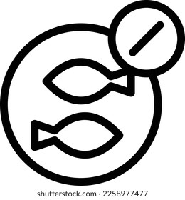 ilustración del vector de pesca en un fondo transparente. Símbolos de calidad superior. Iconos vectoriales de línea delgada para el diseño de conceptos y gráficos.