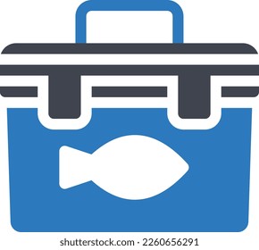 fishing Vector illustration on a transparent background. Premium quality symmbols. Glyphs vector icons for concept and graphic design. 
