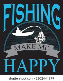 fishing vector t shirt for all