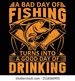 Diseño de vectores y camisetas de pesca