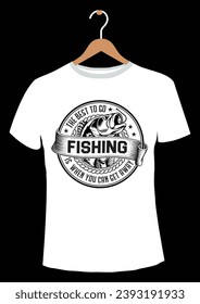 Fishing vector and T-shirt Design.