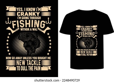 fishing vector t-shirt design, fishing t-shirt design, apparel custom t-shirt design print, With fish, fishing pole vector,good for fishing poster ect.