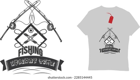 The fishing vector t-shirt design file