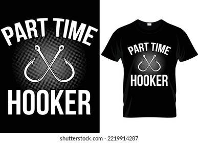 fishing vector and typography t-shirt 
