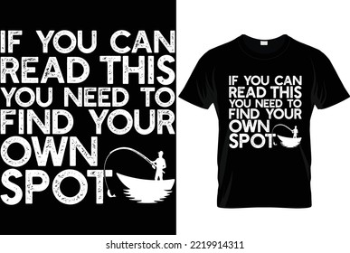 fishing vector and typography t-shirt 