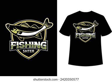 fishing vintage t shirt design, fishing t shirt design